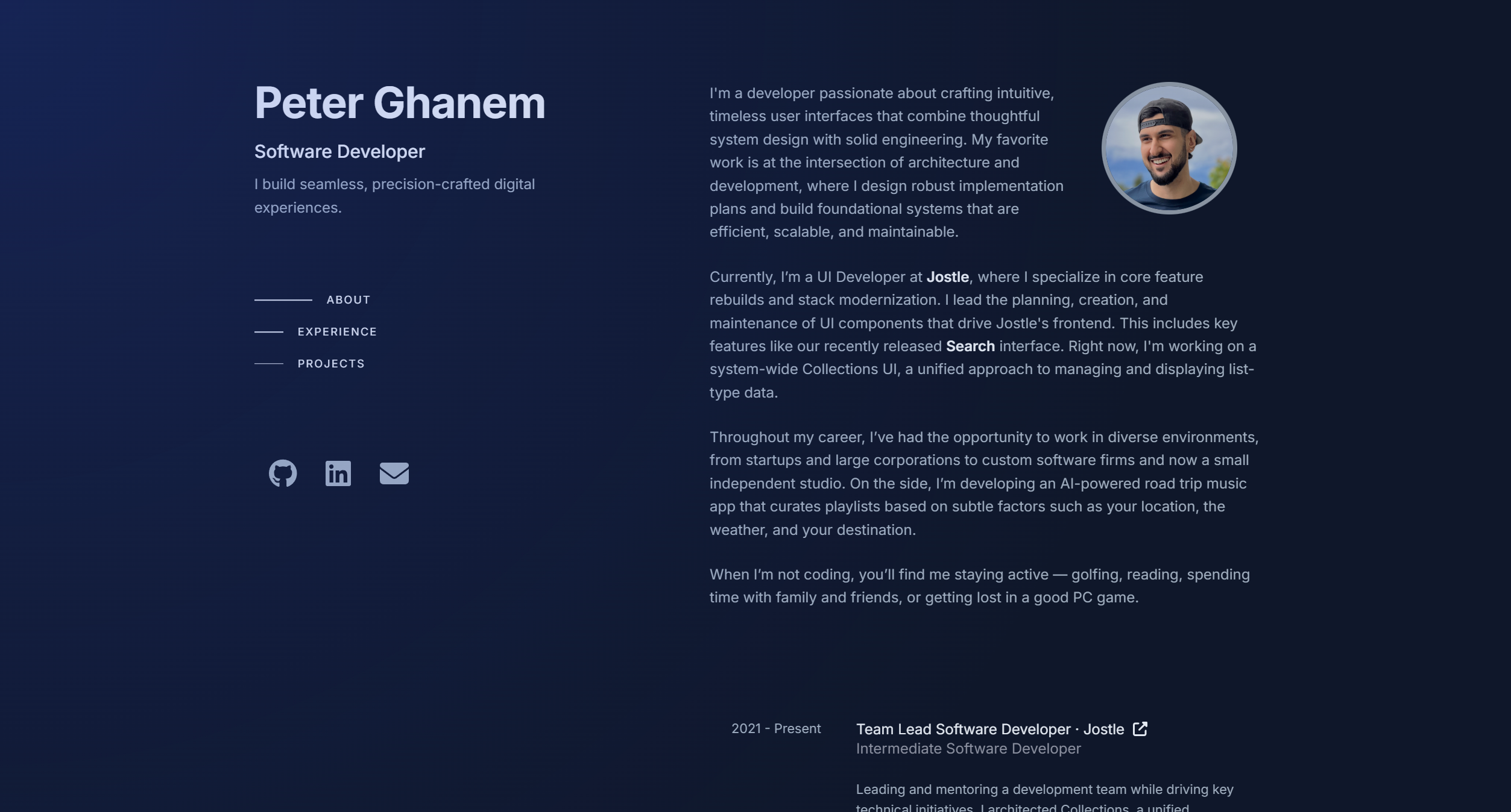 Peter Ghanem - Software Engineer